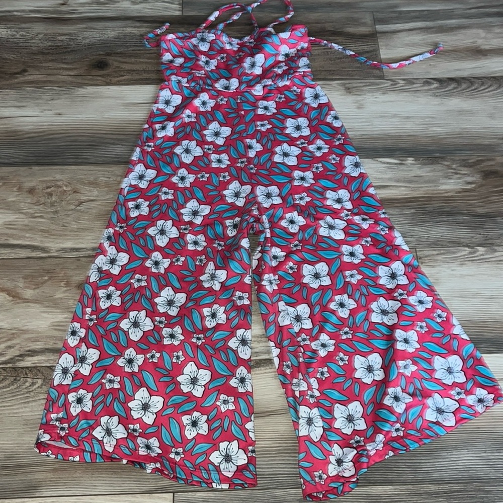 Girls size 8 summer jumpsuit, EUC